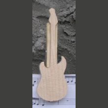 clip de música para guitarra eléctrica, regalo para guitarrista hecho a mano de madera maciza